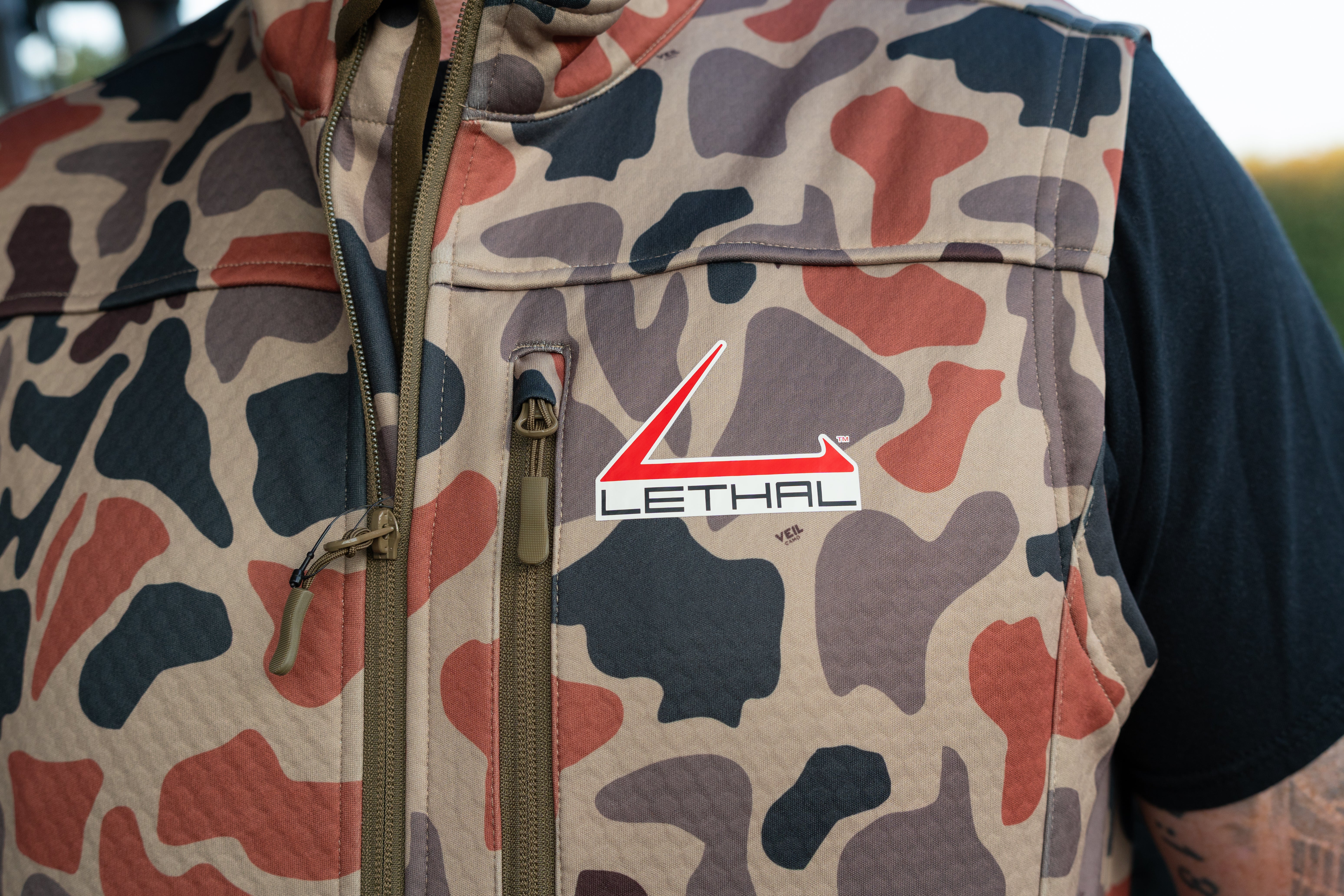 Lethal® Soft Shell Vest - Retro Marsh Camo – Lethal Products