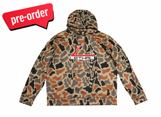 Lethal® Performance Hoodie - Retro Marsh Camo
