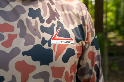 Lethal® Sun Hoodie - Retro Marsh Camo