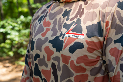 Lethal® Sun Hoodie - Retro Marsh Camo