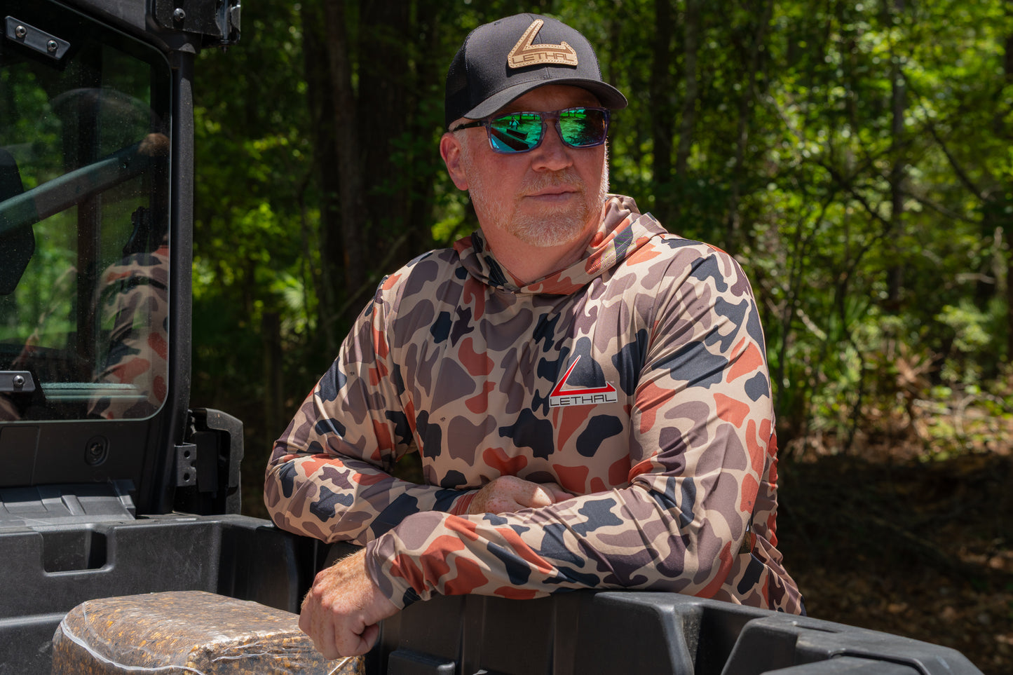Lethal® Sun Hoodie - Retro Marsh Camo