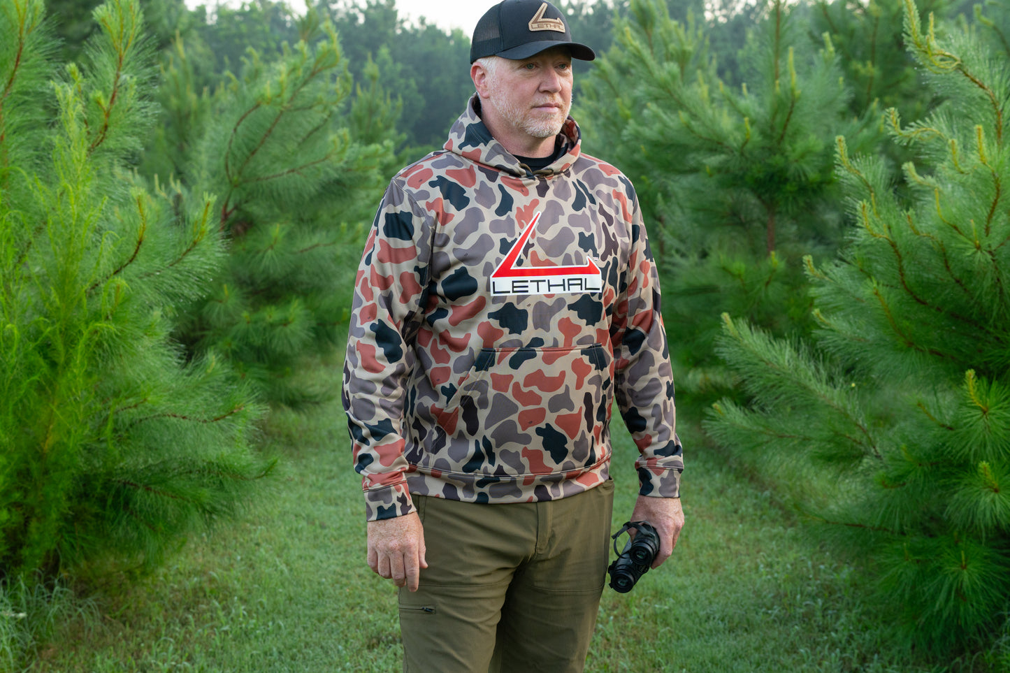 Lethal® Performance Hoodie - Retro Marsh Camo