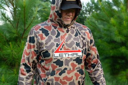 Lethal® Performance Hoodie - Retro Marsh Camo