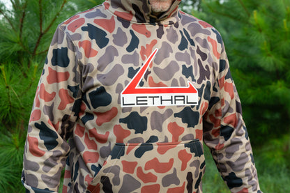 Lethal® Performance Hoodie - Retro Marsh Camo