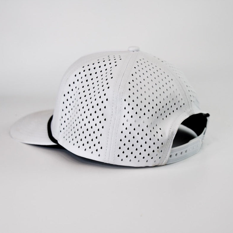 Lethal® White Structured Rope Snapback Hat