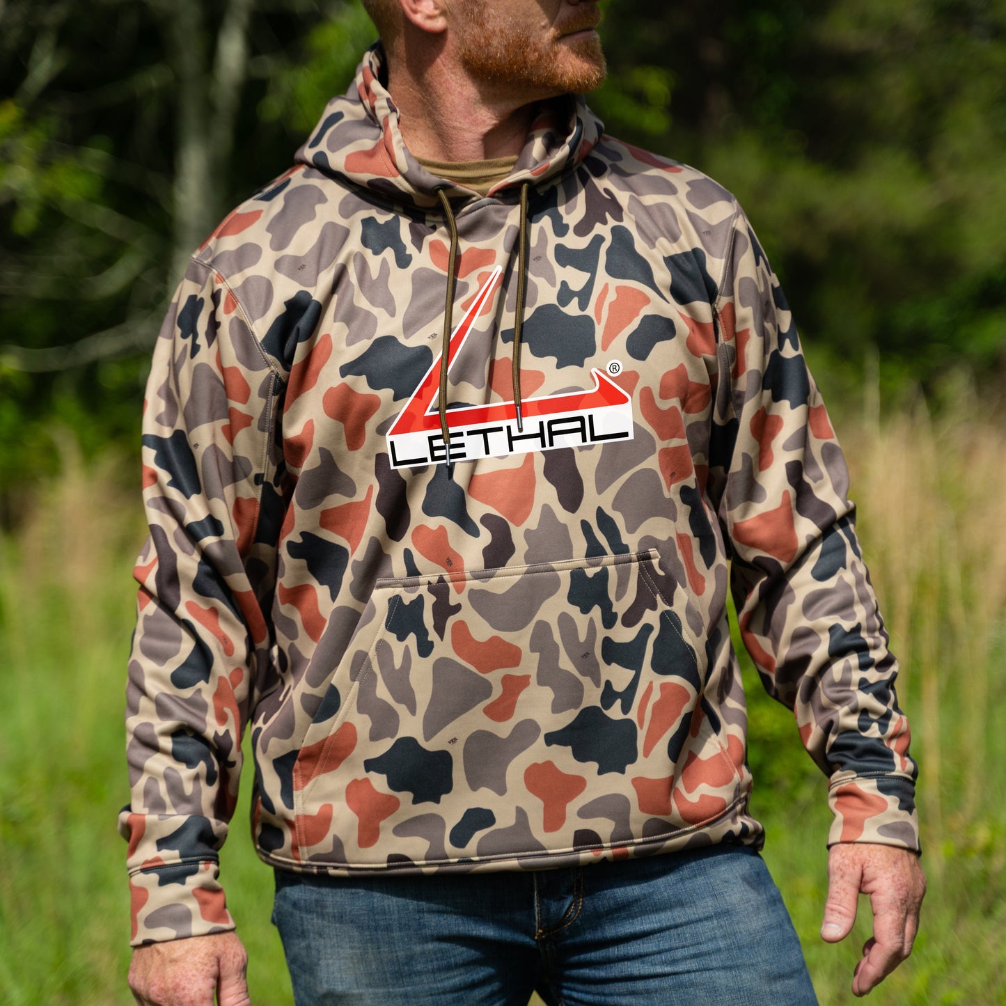 Lethal® Performance Hoodie - Retro Marsh Camo