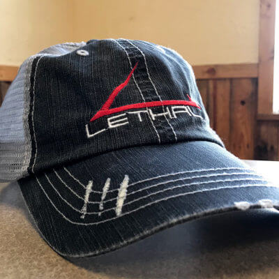 Mesh Back Hat, Distressed