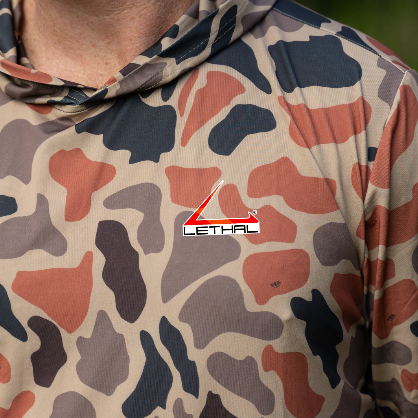 Lethal® Sun Hoodie - Retro Marsh Camo