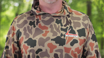 Lethal® Sun Hoodie - Retro Marsh Camo