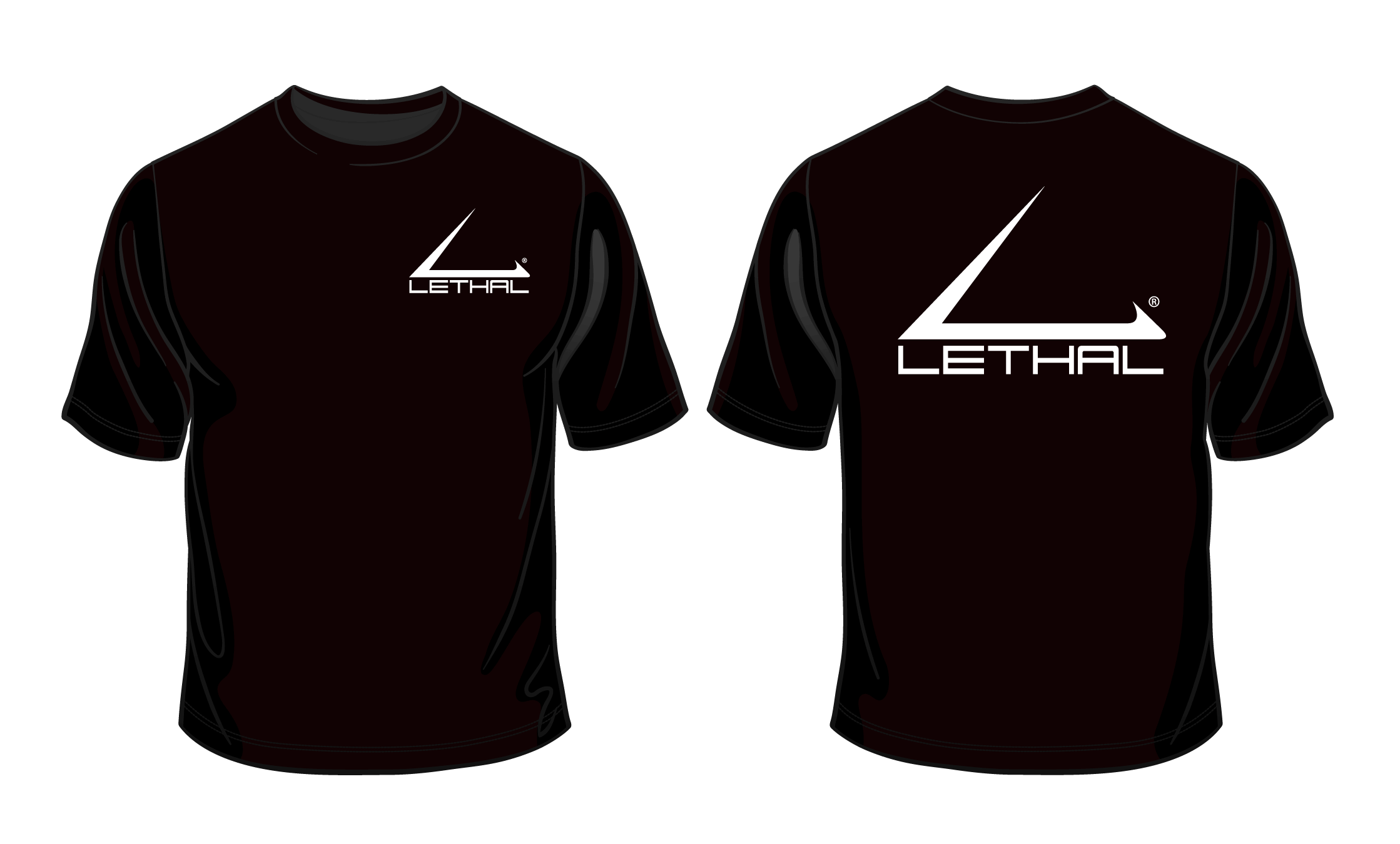 Download Lethal Logo T-Shirt Short Sleeve (Black / White) | Lethal ...